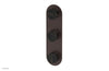 CIRC - Thermostatic Valve with Two Volume Control - Black Marble Handles 4-713