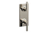 HEX MODERN Lever Handle Pair Trim Set for Thermostatic Control with Volume Control or Diverter 4-106