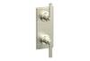 HEX MODERN Lever Handle Pair Trim Set for Thermostatic Control with Volume Control or Diverter 4-106