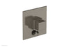 MIX Pressure Balance Shower Plate with Diverter and Handle Trim Set - Cube Handle 4-110