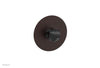 BASIC II 1/2" Mini Thermostatic Round Shower Trim Black Marble Handle 4-174