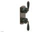 VALENCIA - Thermostatic Valve with Volume Control or Diverter, Green Marble Lever Handles 4-453F