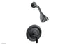 HEX TRADITIONAL Pressure Balance Shower Set - Black Marble 500-23