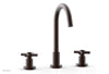 BASIC Widespread Faucet, 10 1/2" High Spout, Tubular Cross Handles D134