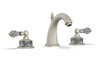 REGENT CUT CRYSTAL Widespread Faucet Cut Crystal Lever Handles K280