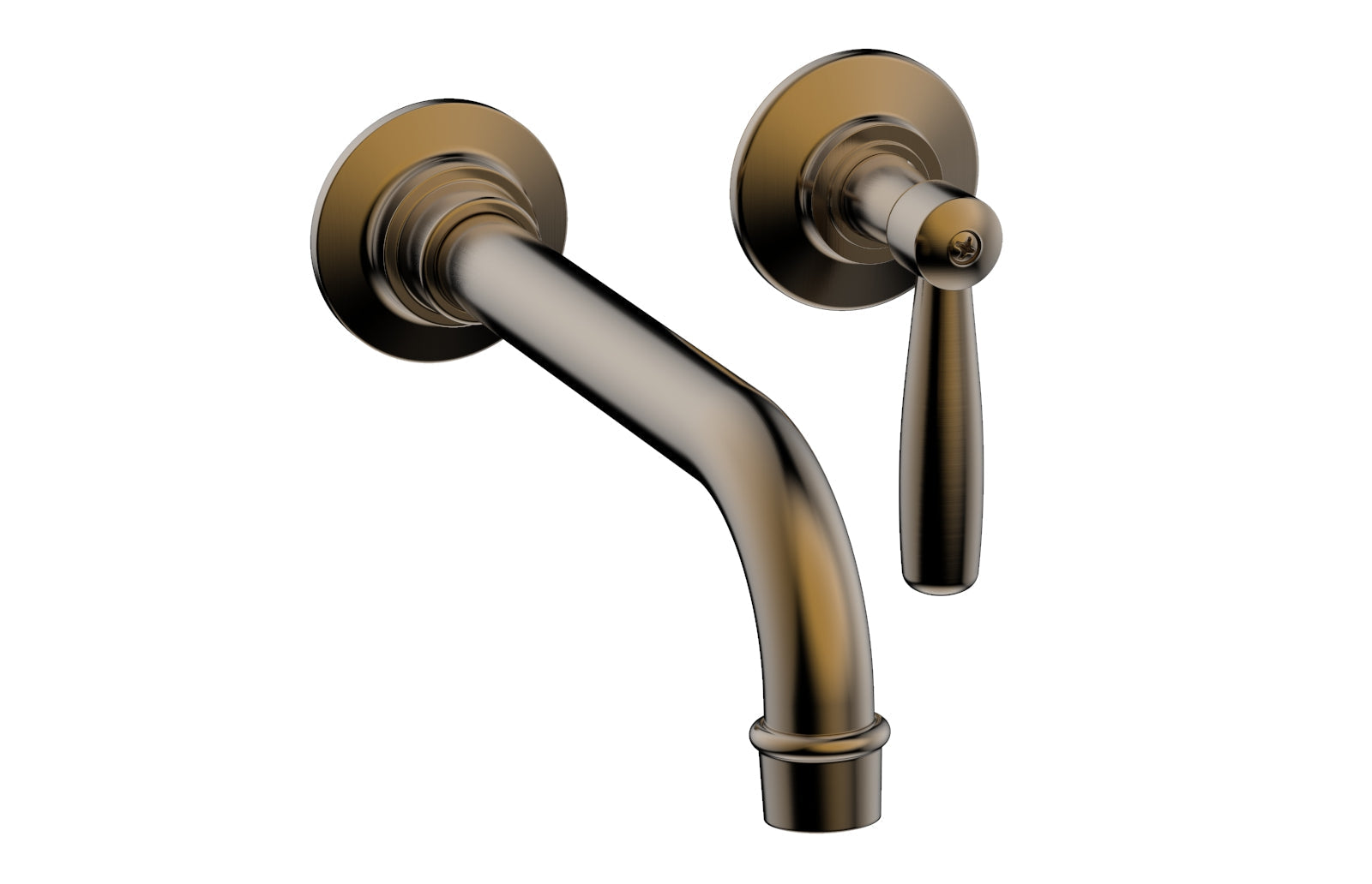 WORKS Single Handle Wall Lavatory Set - Lever Handles 220-16