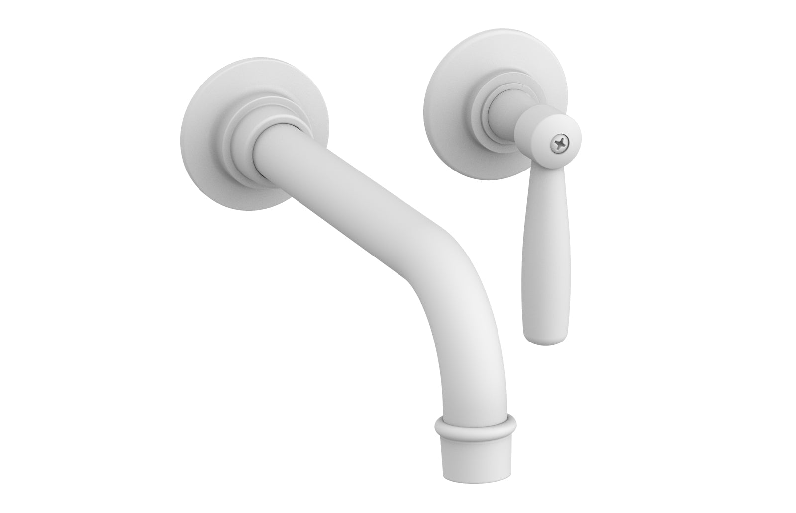 WORKS Single Handle Wall Lavatory Set - Lever Handles 220-16