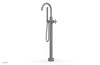 TRANSITION Tall Floor Mount Tub Filler - Cross Handle with Hand Shower 120-44-01