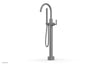 TRANSITION Low Floor Mount Tub Filler - Lever Handle with Hand Shower 120-45-03