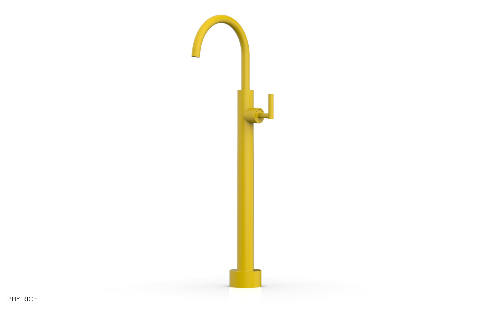 TRANSITION Low Floor Mount Tub Filler - Lever Handle 120-45-04