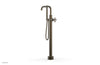 TRANSITION Tall Floor Mount Tub Filler - Cross Handle with Hand Shower 120-46-01