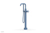 TRANSITION Low Floor Mount Tub Filler - Cross Handle with Hand Shower 120-46-03