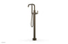 TRANSITION Tall Floor Mount Tub Filler - Lever Handle with Hand Shower 120-47-01