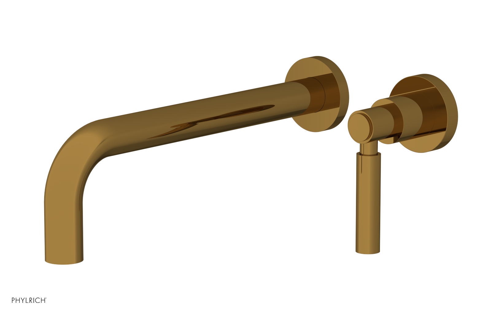 Basic 10" Single Handle Wall Lavatory Set - Lever Handle D130-16