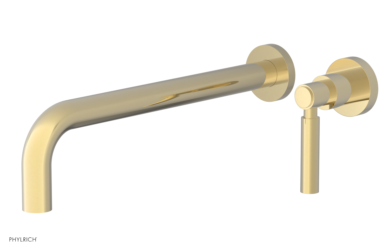 Basic 12" Single Handle Wall Lavatory Set - Lever Handle D130-17