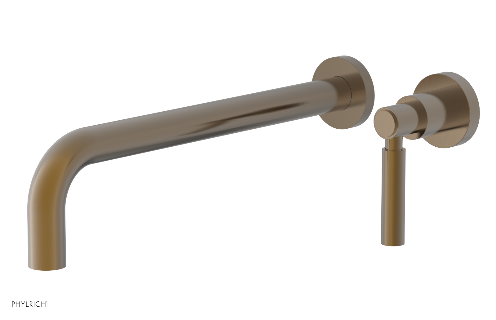 Basic 12" Single Handle Wall Lavatory Set - Lever Handle D130-17