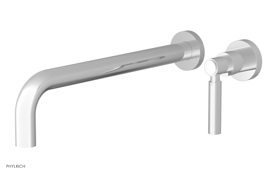 Basic 12" Single Handle Wall Lavatory Set - Lever Handle D130-17