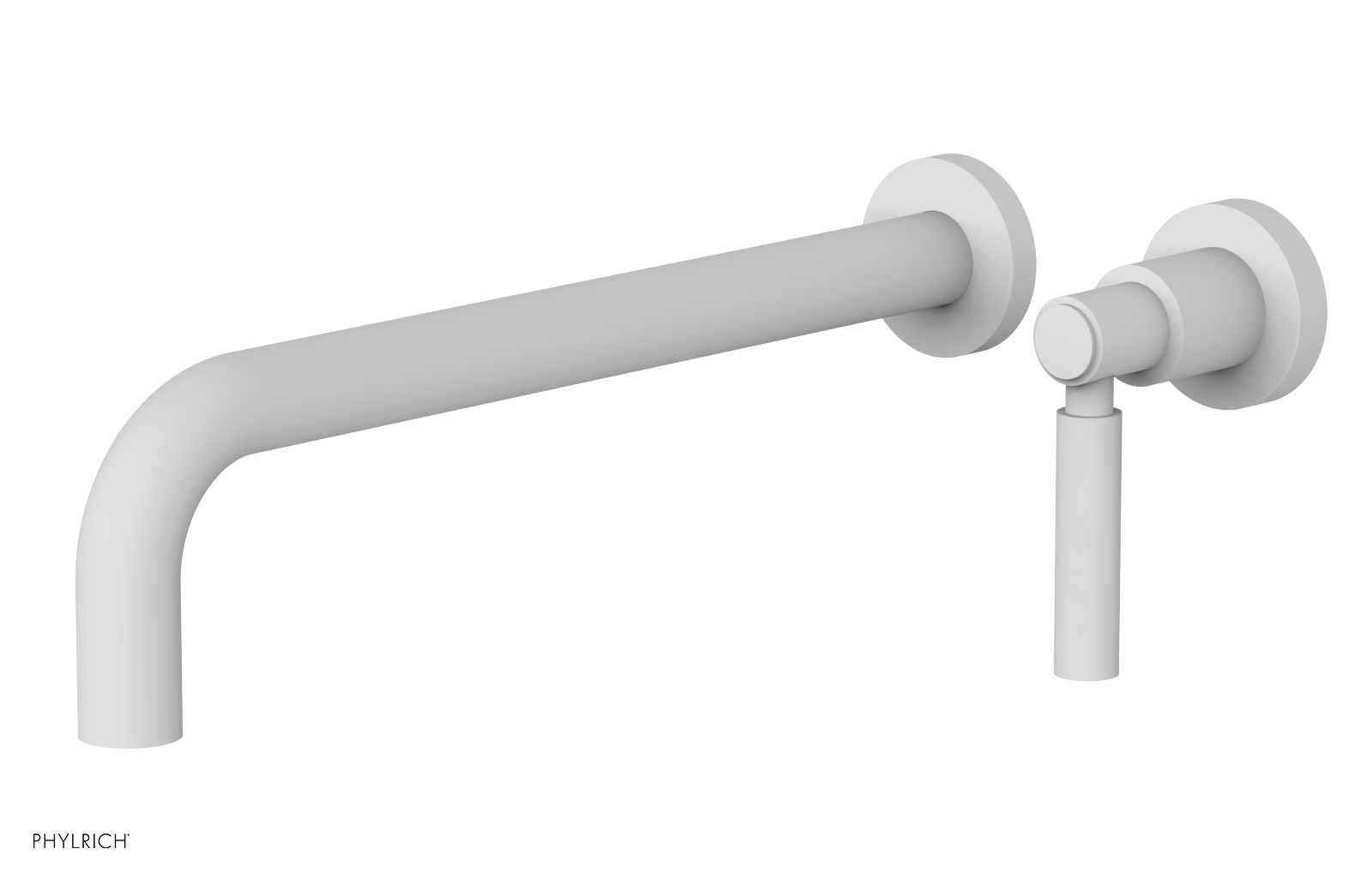 Basic 12" Single Handle Wall Lavatory Set - Lever Handle D130-17