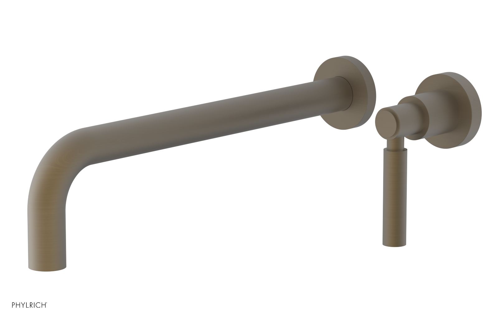 Basic 12" Single Handle Wall Lavatory Set - Lever Handle D130-17