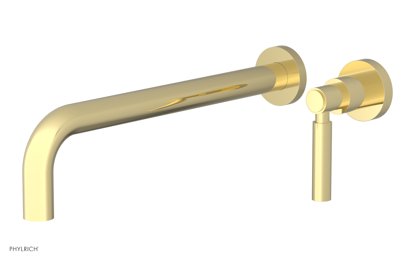 Basic 12" Single Handle Wall Lavatory Set - Lever Handle D130-17