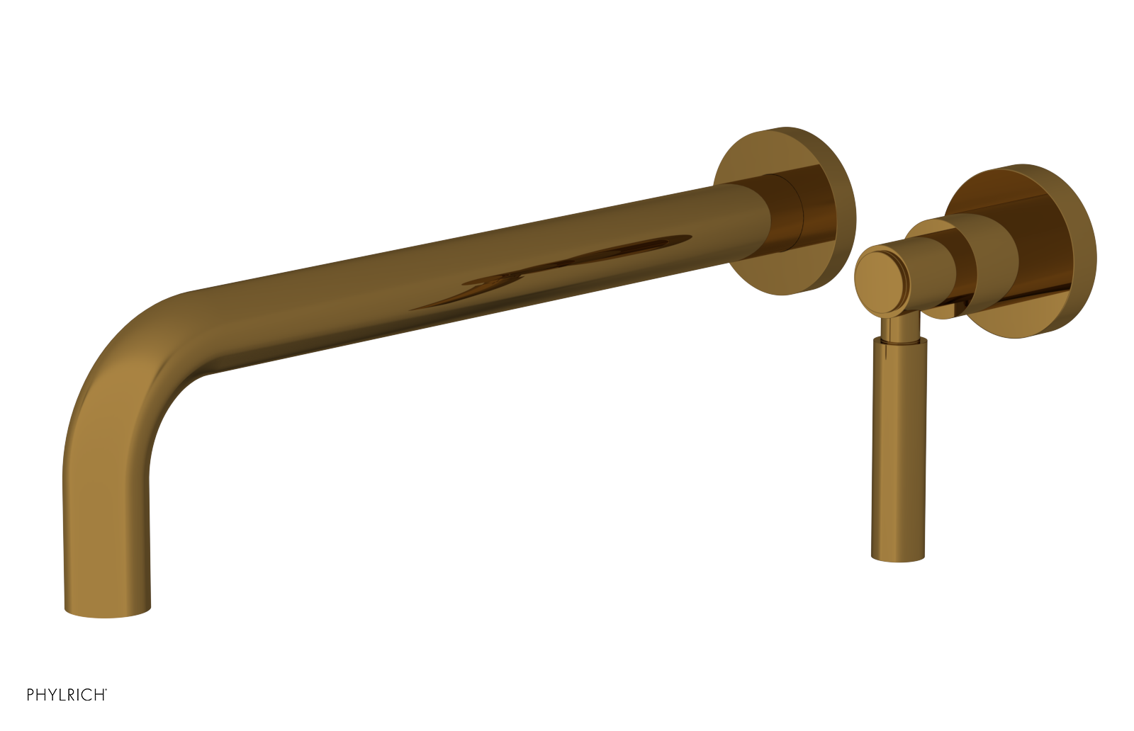 Basic 12" Single Handle Wall Lavatory Set - Lever Handle D130-17