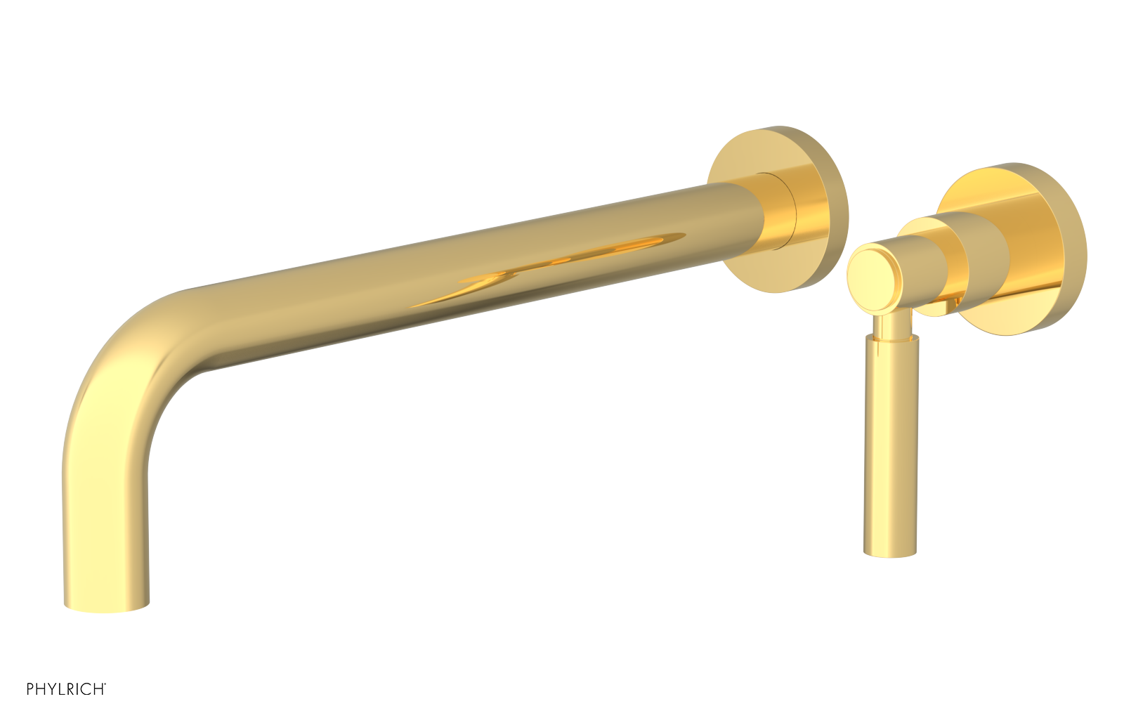 Basic 12" Single Handle Wall Lavatory Set - Lever Handle D130-17