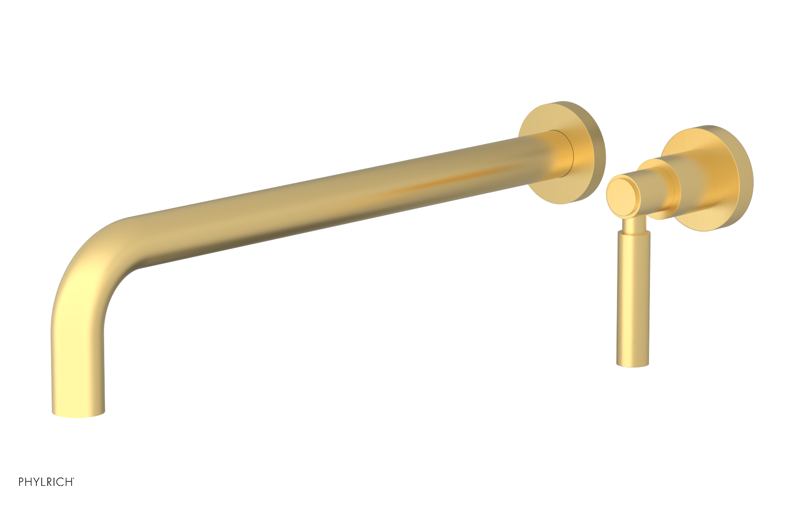 Basic 14" Single Handle Wall Lavatory Set - Lever Handle D130-18