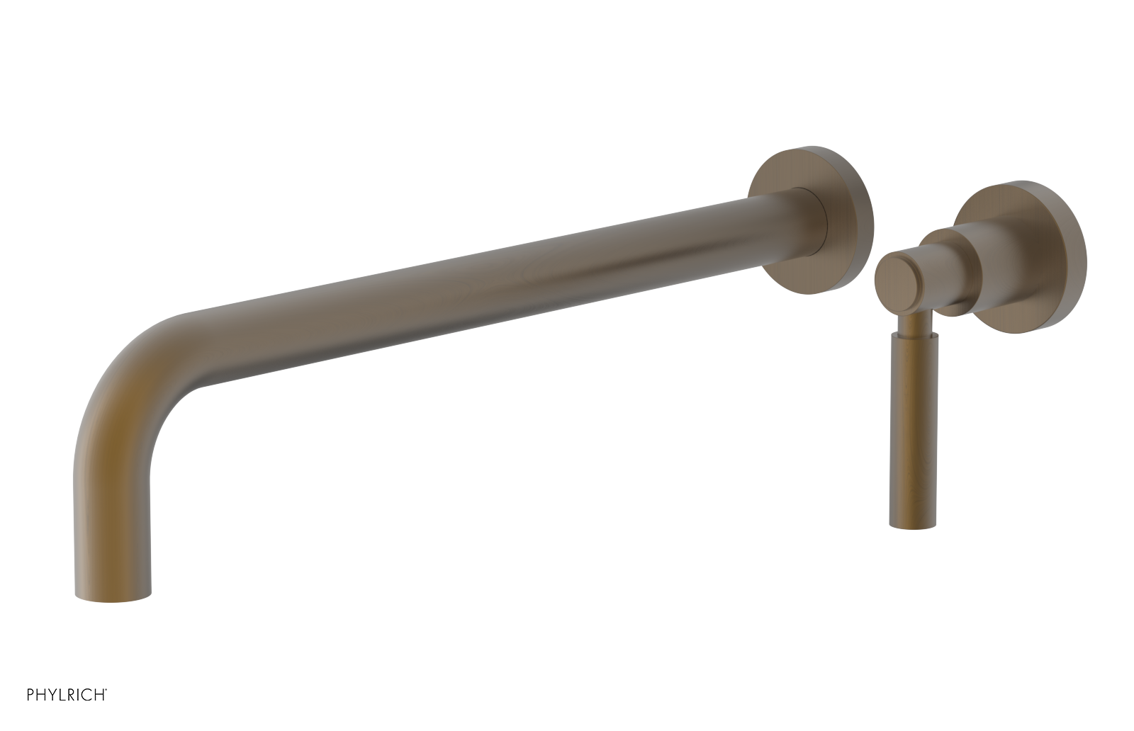 Basic 14" Single Handle Wall Lavatory Set - Lever Handle D130-18