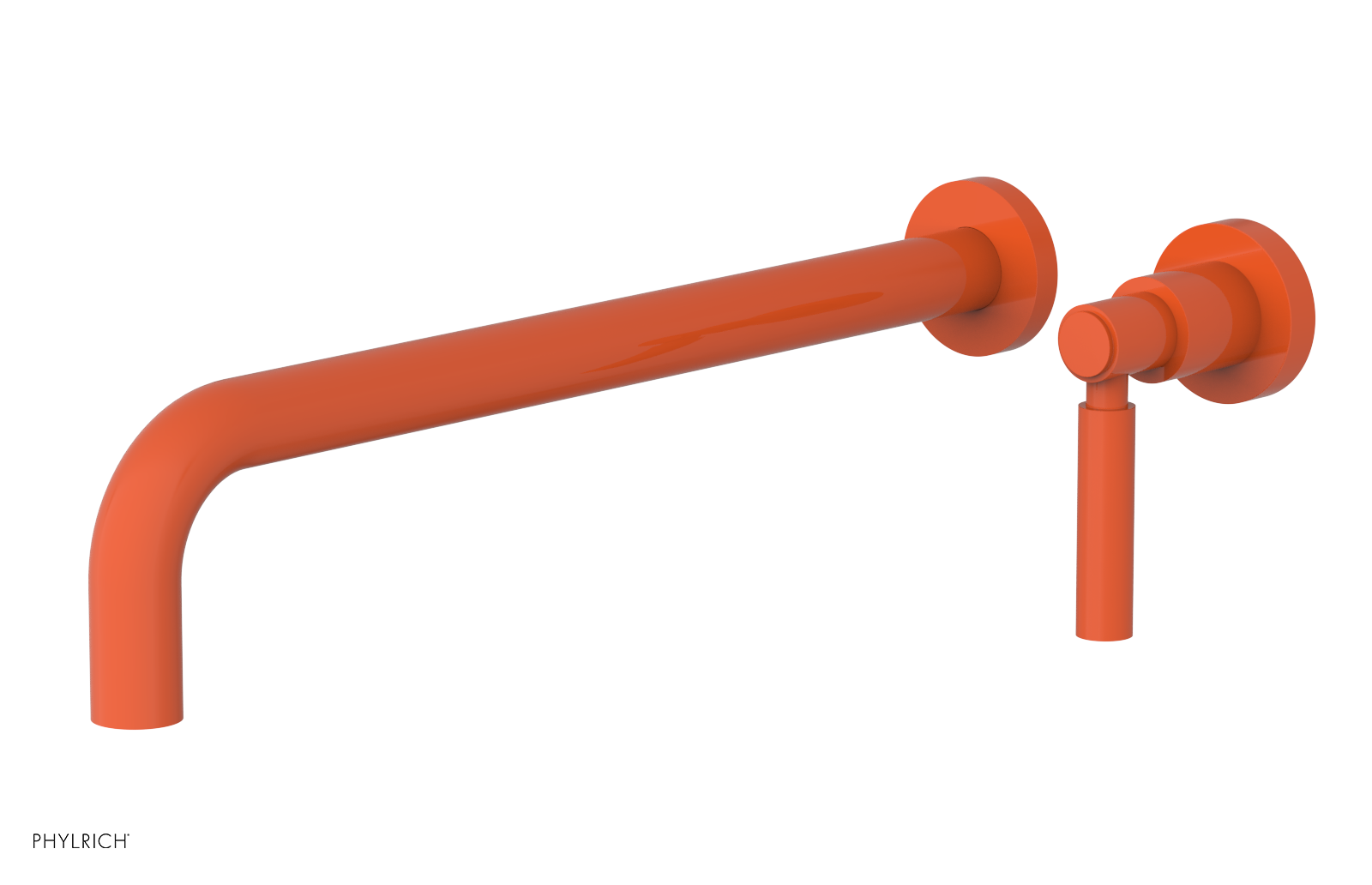 Basic 14" Single Handle Wall Lavatory Set - Lever Handle D130-18