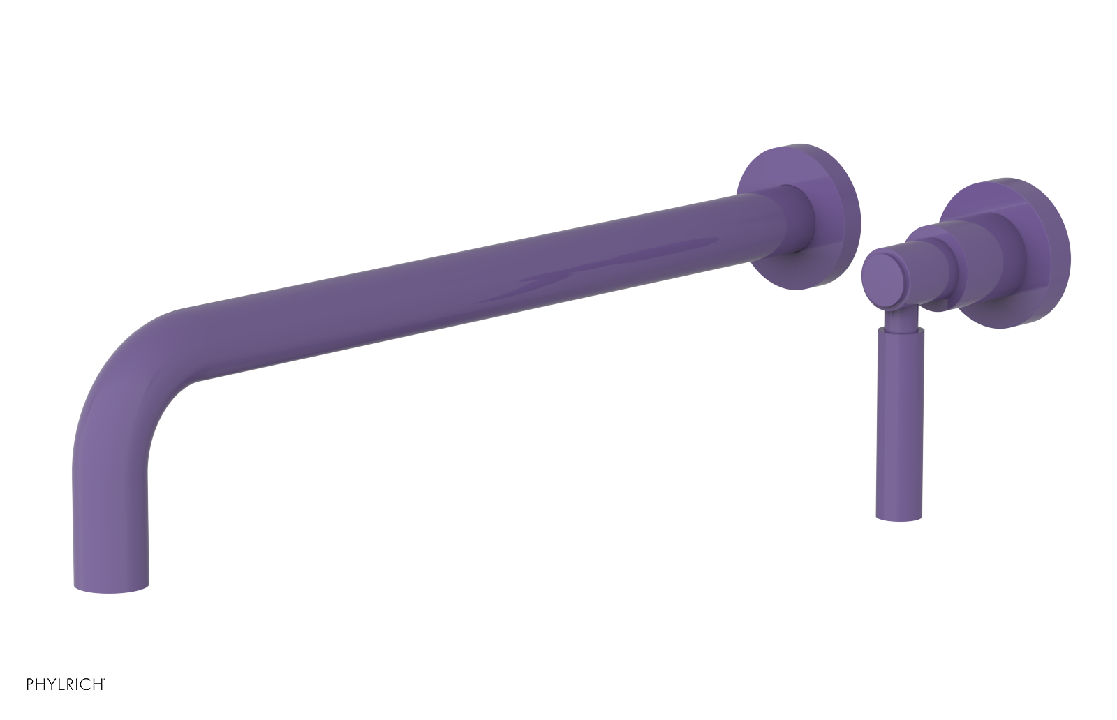 Basic 14" Single Handle Wall Lavatory Set - Lever Handle D130-18