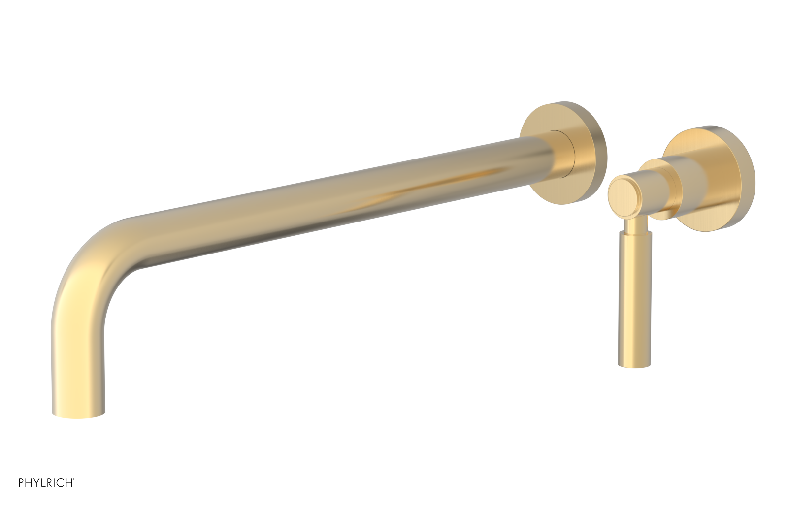 Basic 14" Single Handle Wall Lavatory Set - Lever Handle D130-18