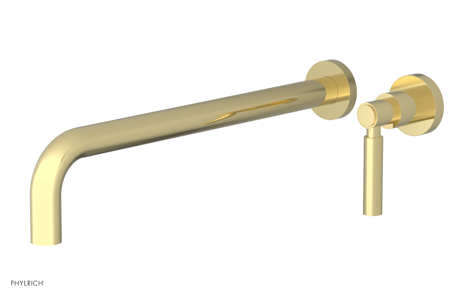 Basic 14" Single Handle Wall Lavatory Set - Lever Handle D130-18