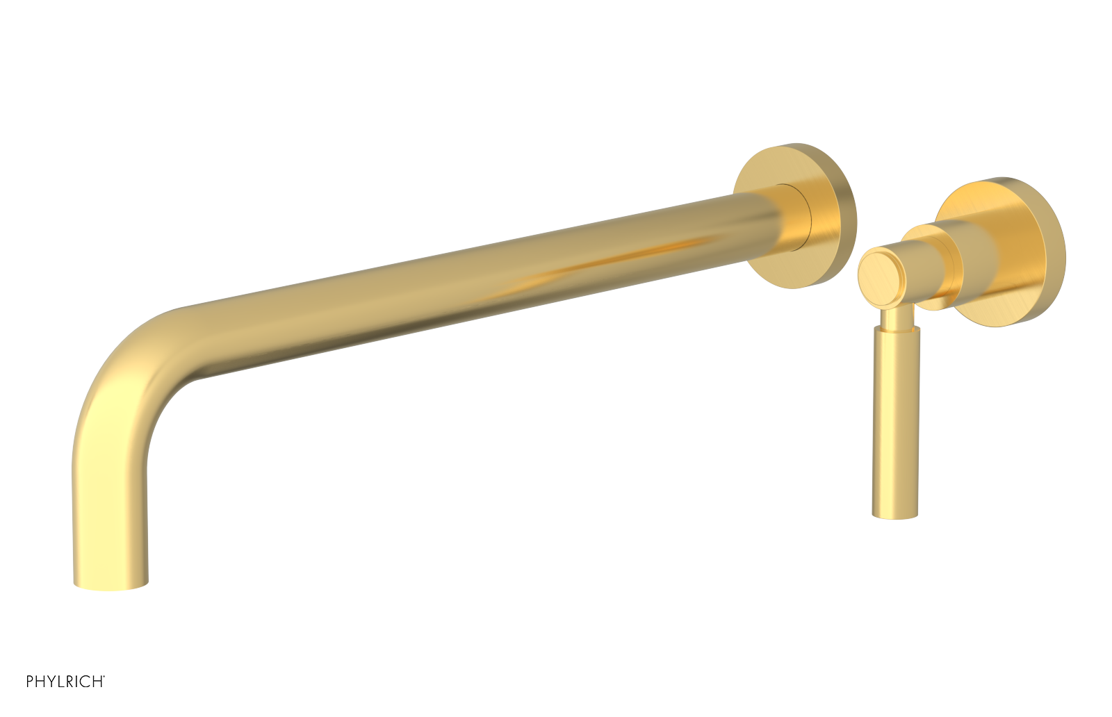 Basic 14" Single Handle Wall Lavatory Set - Lever Handle D130-18