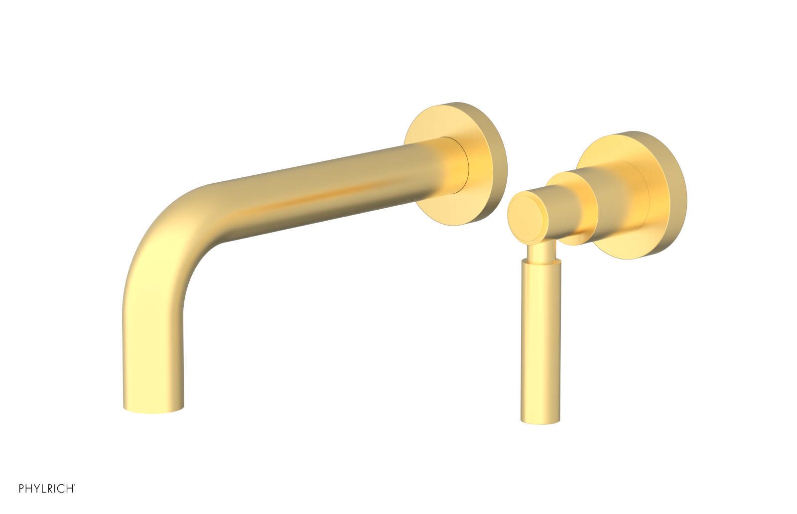 Basic Single Handle Wall Lavatory Set - Lever Handle D130-15