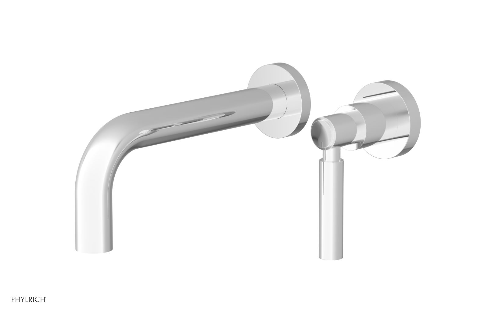 Basic Single Handle Wall Lavatory Set - Lever Handle D130-15