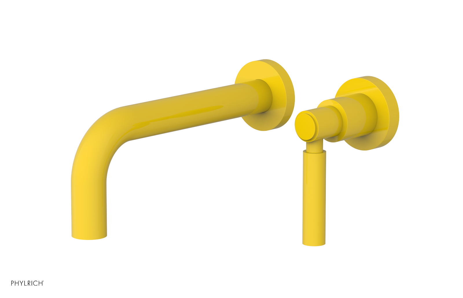 Basic Single Handle Wall Lavatory Set - Lever Handle D130-15