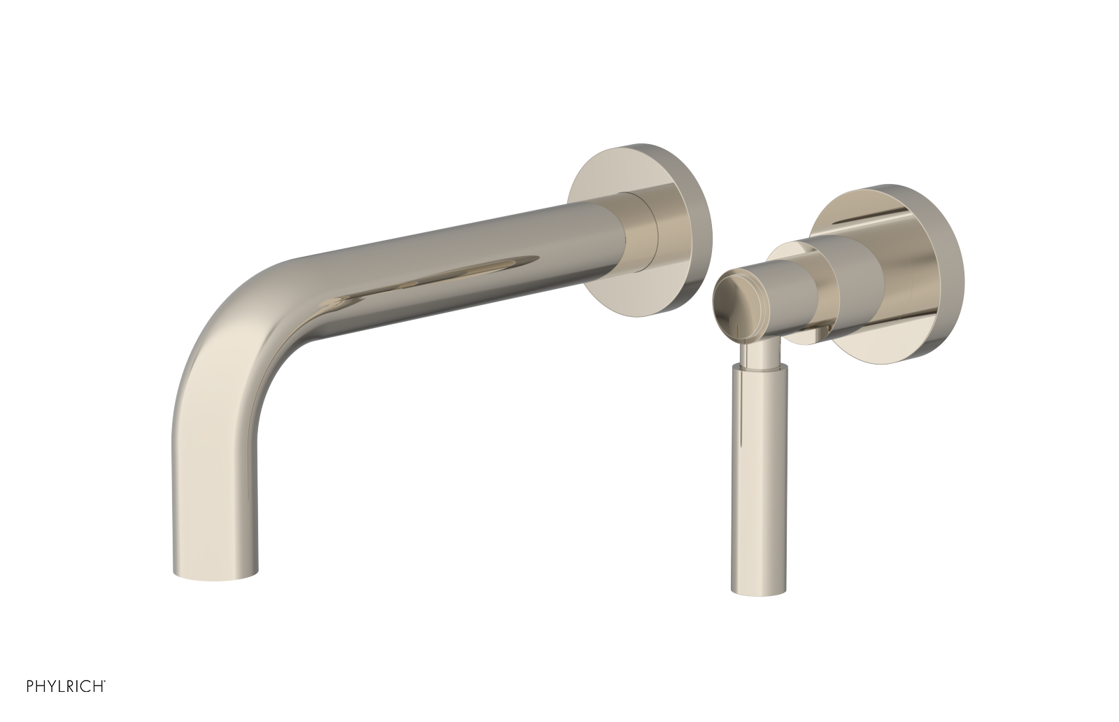 Basic Single Handle Wall Lavatory Set - Lever Handle D130-15