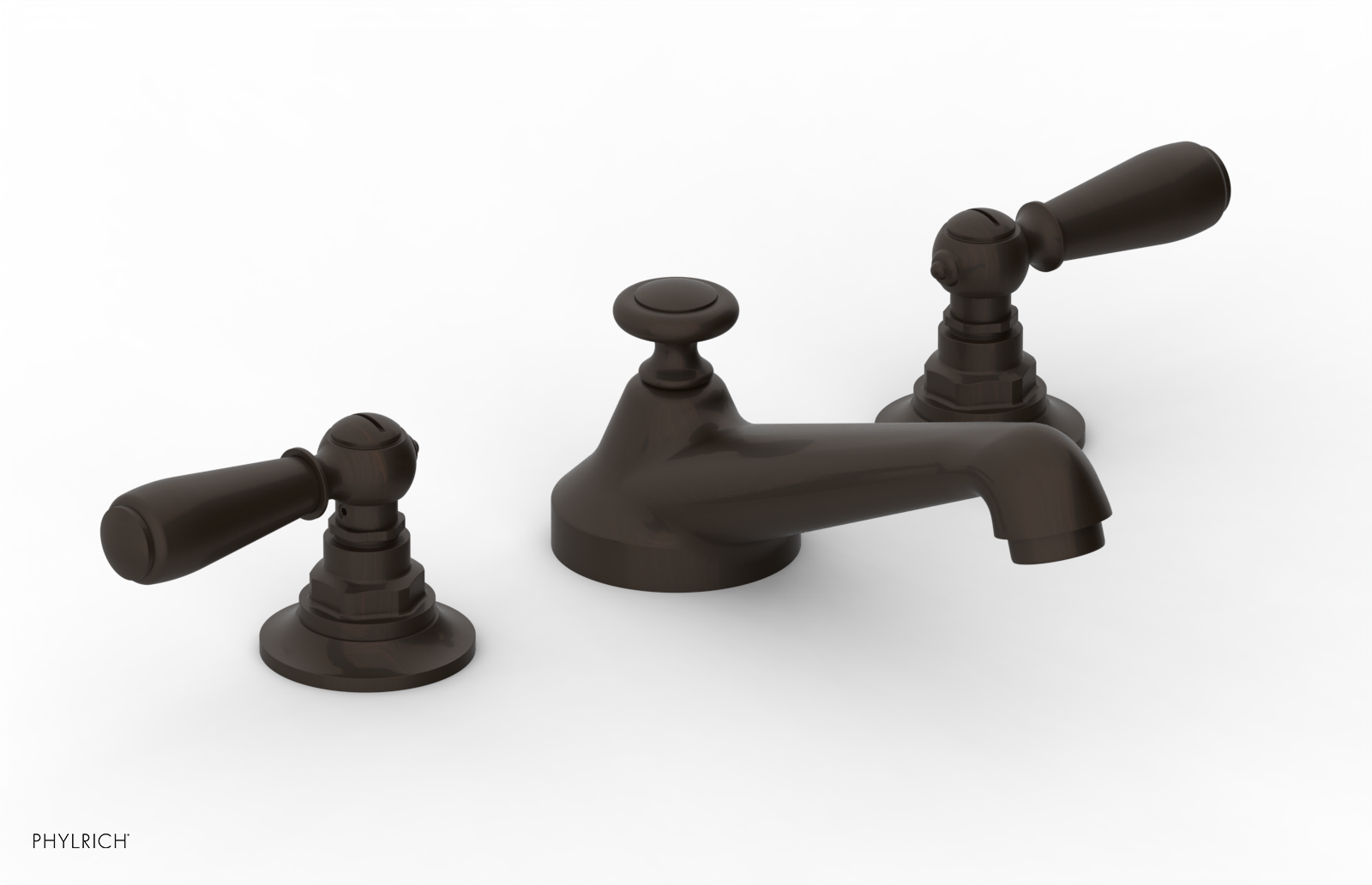 JAMESTOWN Widespread Faucet - Low Spout - Lever Handle 165-02