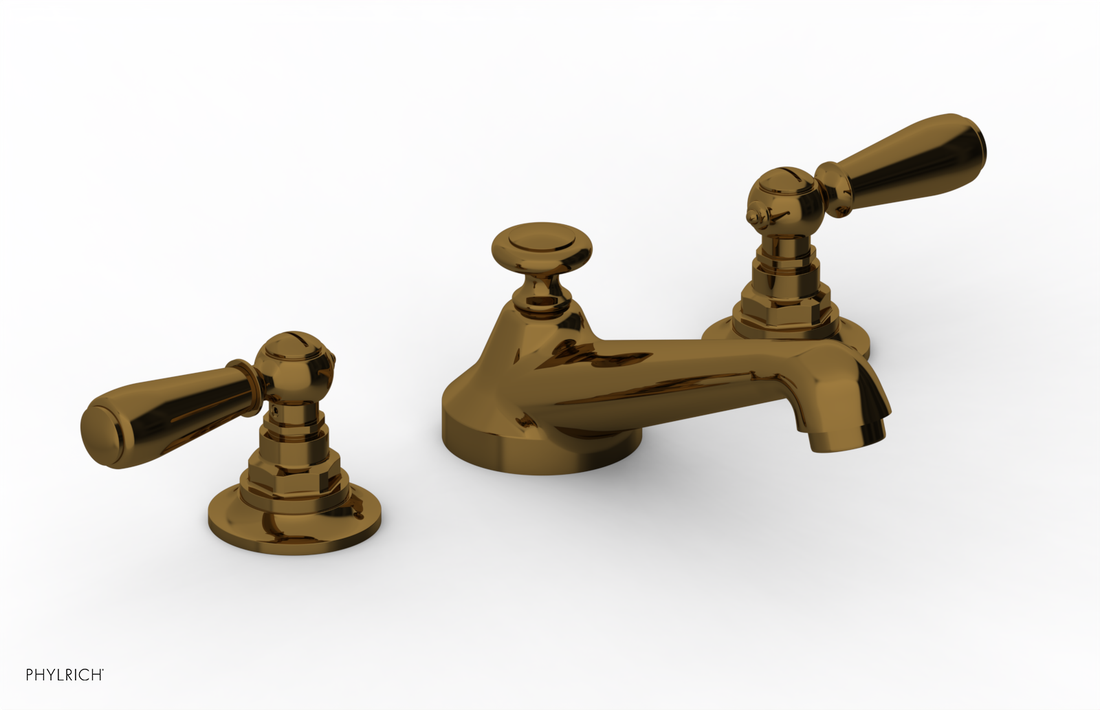 JAMESTOWN Widespread Faucet - Low Spout - Lever Handle 165-02