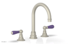 JAMESTOWN Widespread Faucet - High Spout - Lever Handle with "Purple" Accents 165-04