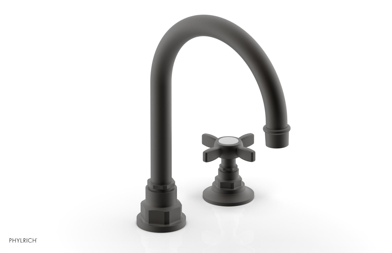 JAMESTOWN Single Handle Faucet - High Spout - Cross Handle 165-05