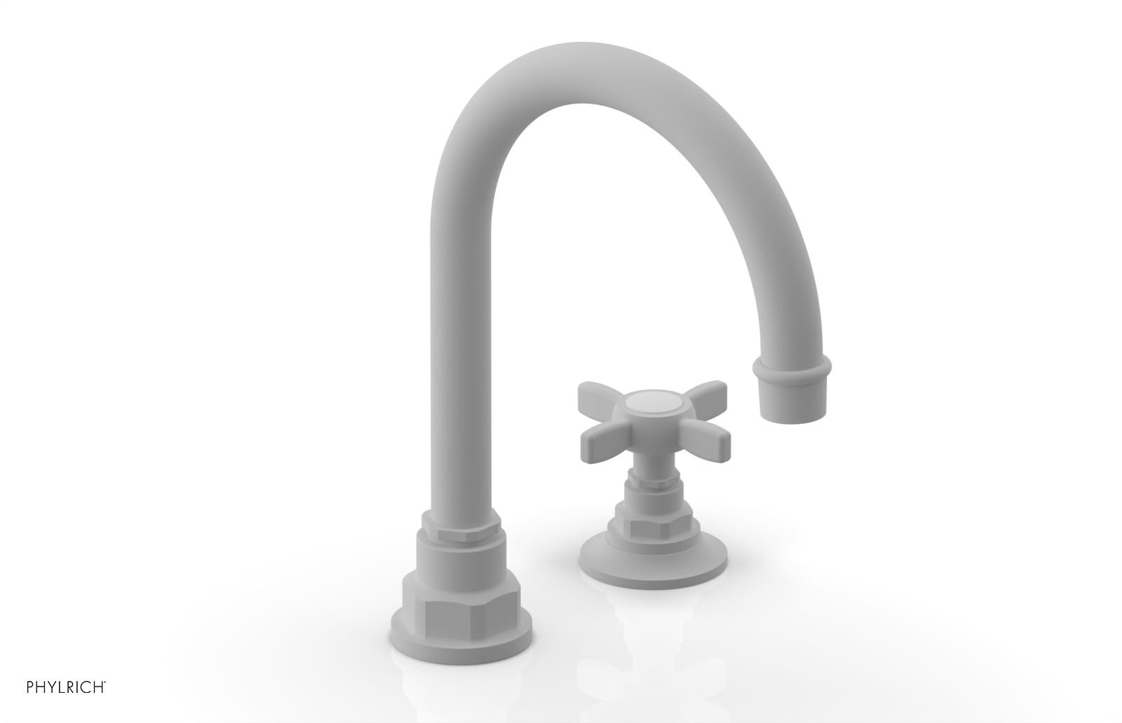 JAMESTOWN Single Handle Faucet - High Spout - Cross Handle 165-05