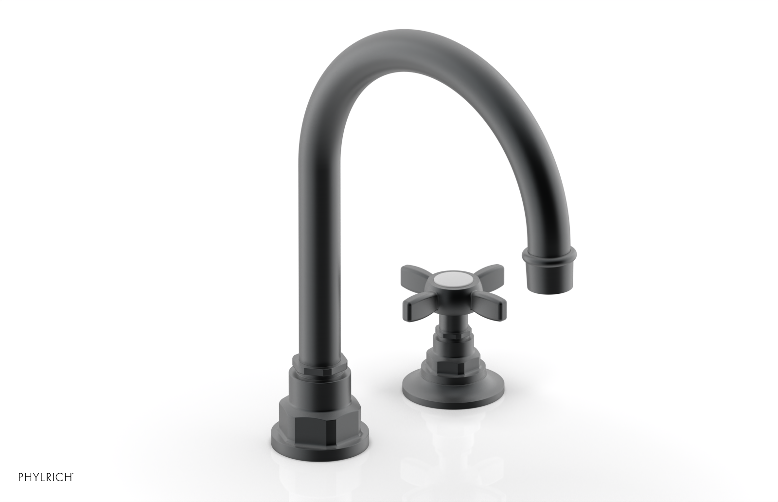 JAMESTOWN Single Handle Faucet - High Spout - Cross Handle 165-05