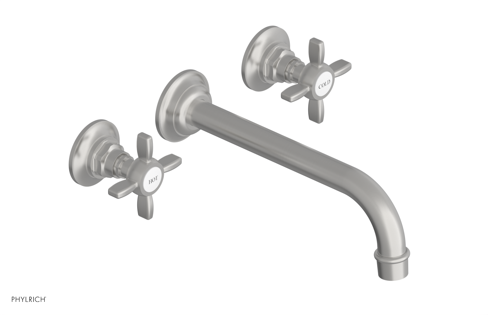 JAMESTOWN Wall Tub Set - 10" Spout - Cross Handle 165-56-10