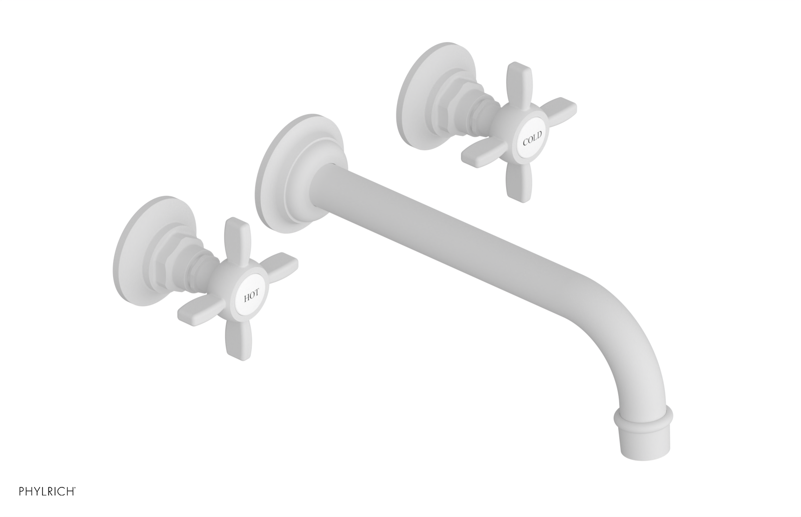 JAMESTOWN Wall Tub Set - 10" Spout - Cross Handle 165-56-10
