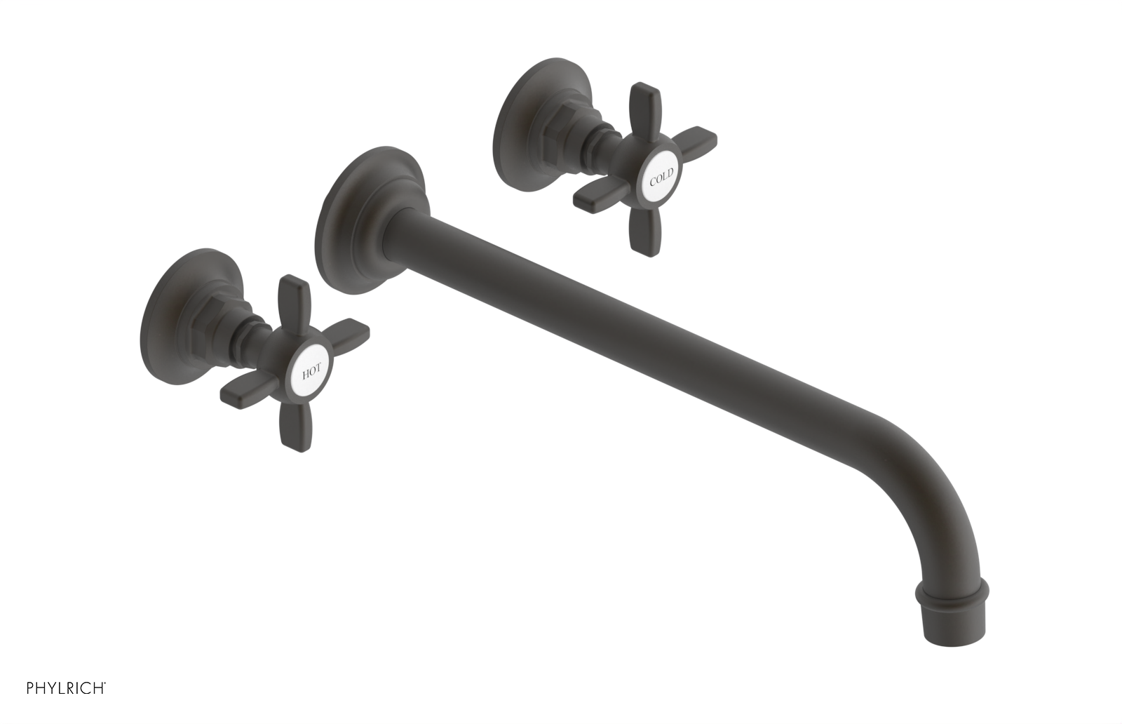 JAMESTOWN Wall Tub Set - 12" Spout - Cross Handle 165-56-12