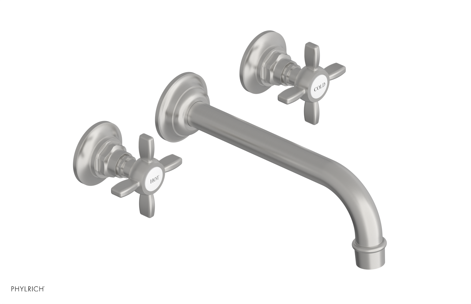 JAMESTOWN Wall Tub Set - Cross Handle 165-56