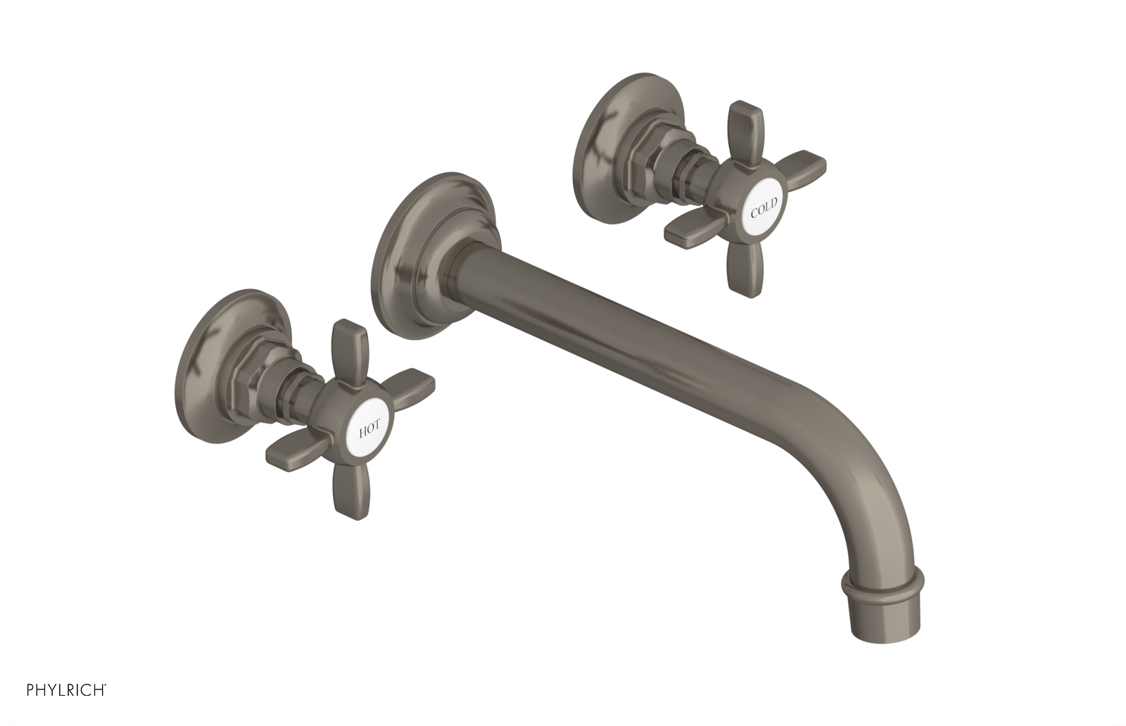 JAMESTOWN Wall Lavatory Set - Cross Handle 165-11