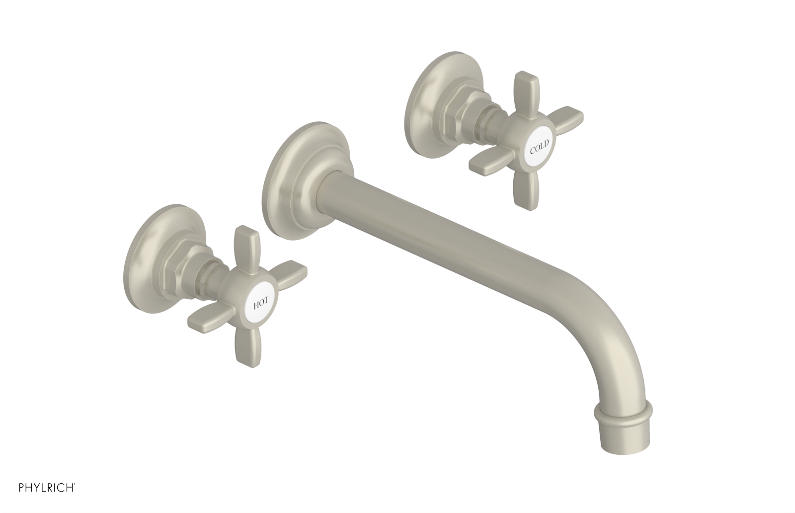 JAMESTOWN Wall Lavatory Set - Cross Handle 165-11