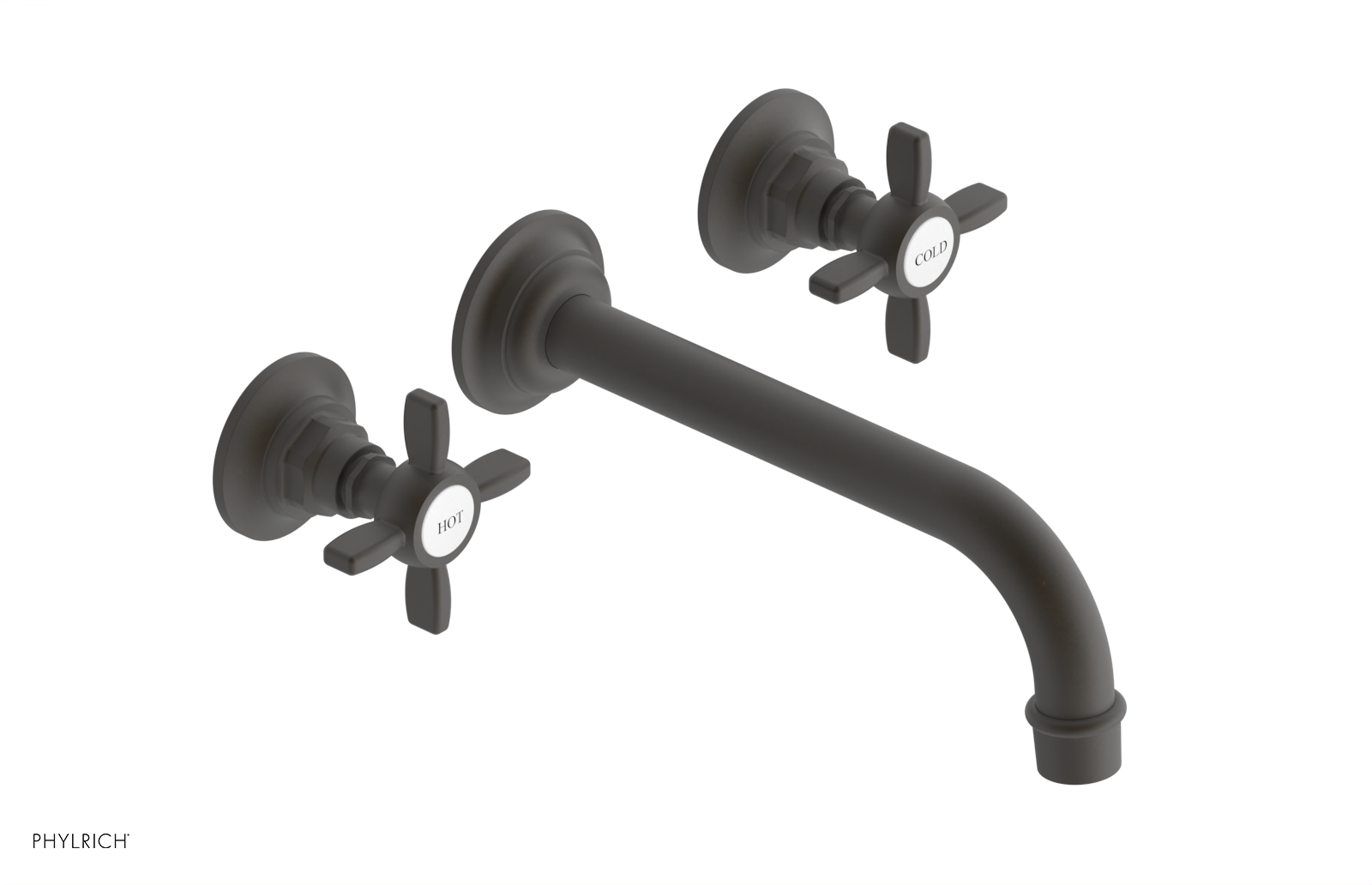 JAMESTOWN Wall Tub Set - Cross Handle 165-56